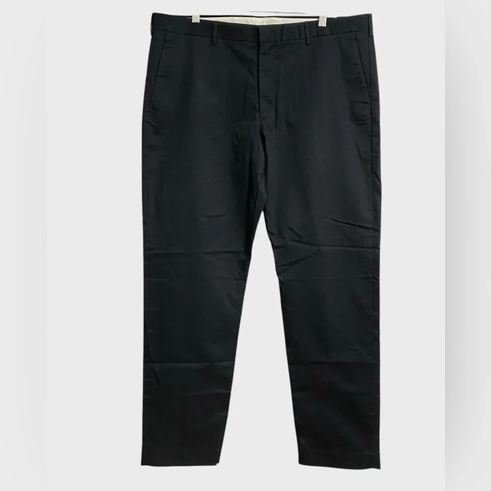 NWT J. Crew Ludlow Men's Slim-fit Pants Size 38x32 3XDRY Dark Navy Chinos Preppy